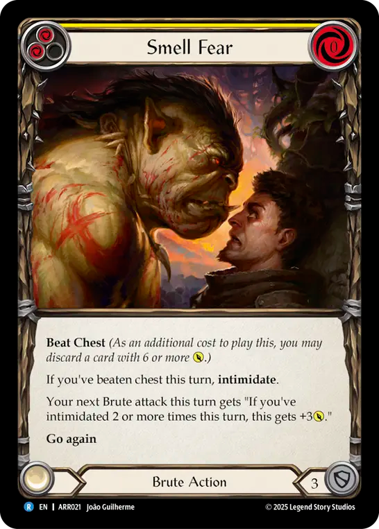 Smell Fear (Yellow) - Flesh and Blood TCG - MoxLand