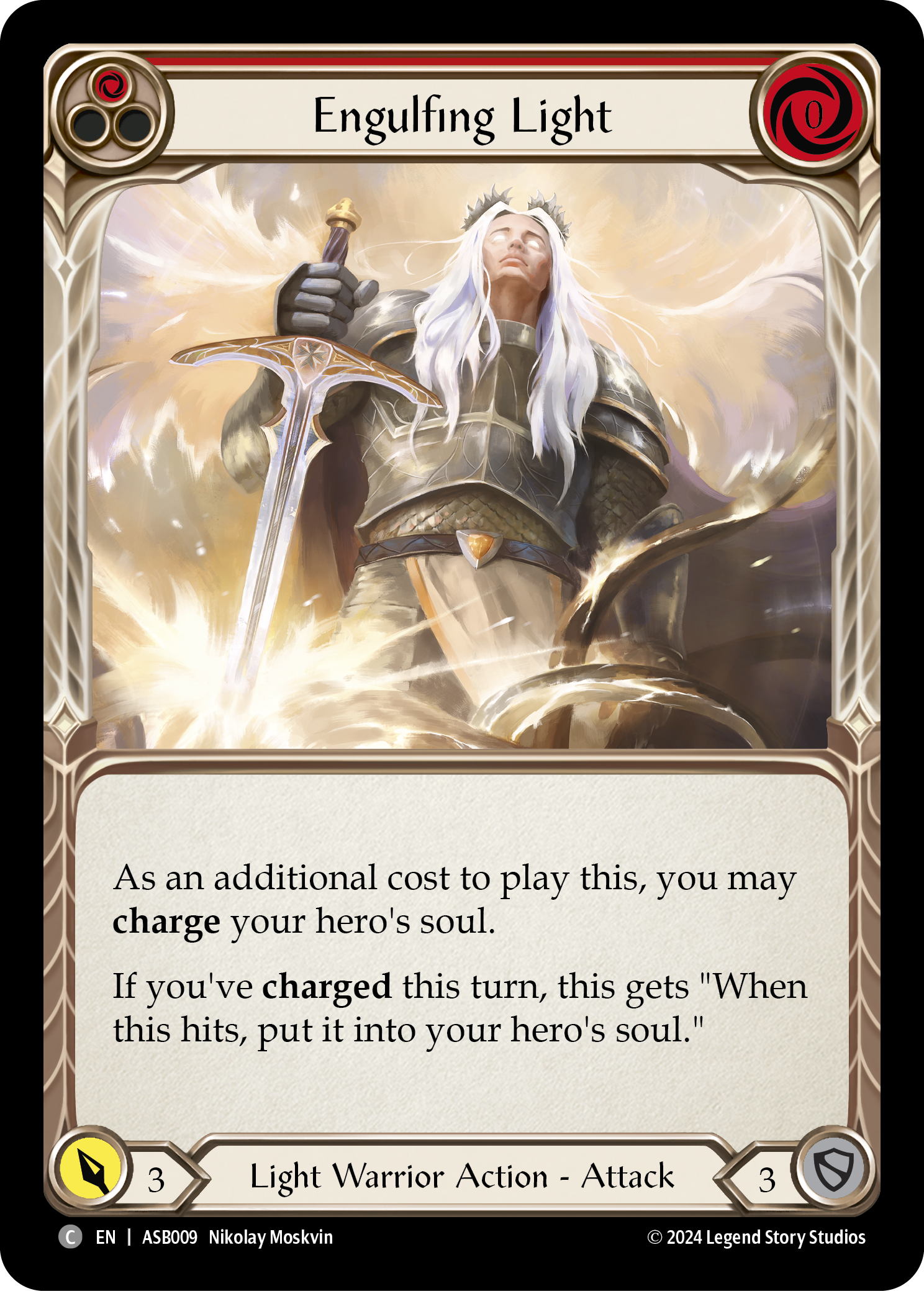 Engulfing Light (Red) - Flesh and Blood TCG - MoxLand