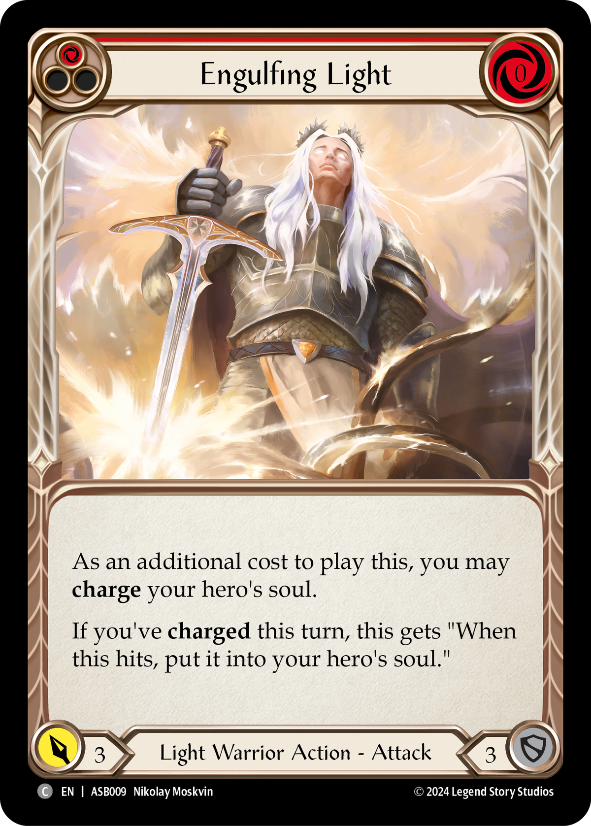Engulfing Light (Red) - Flesh and Blood TCG - MoxLand