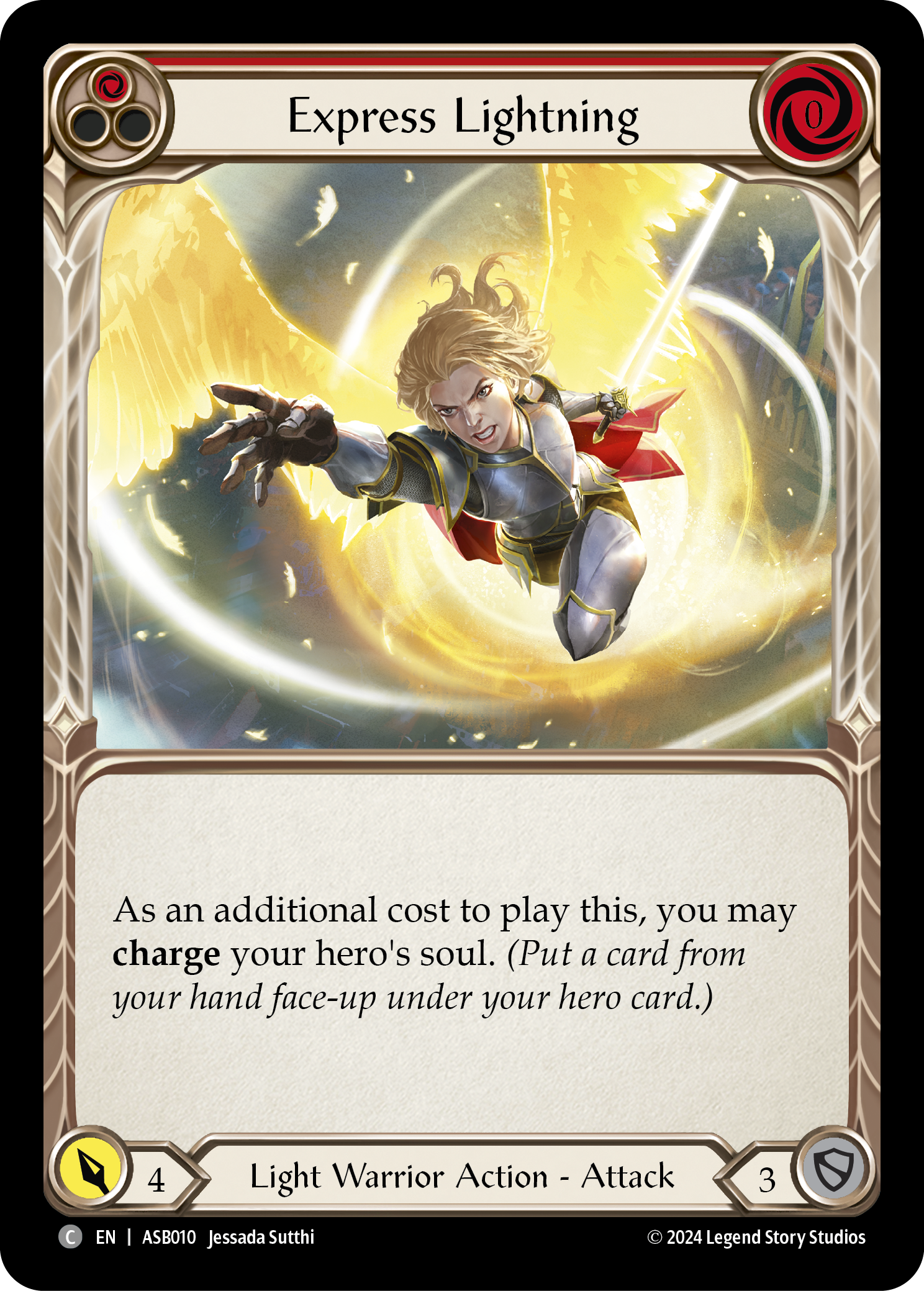Express Lightning (Red) - Flesh and Blood TCG - MoxLand