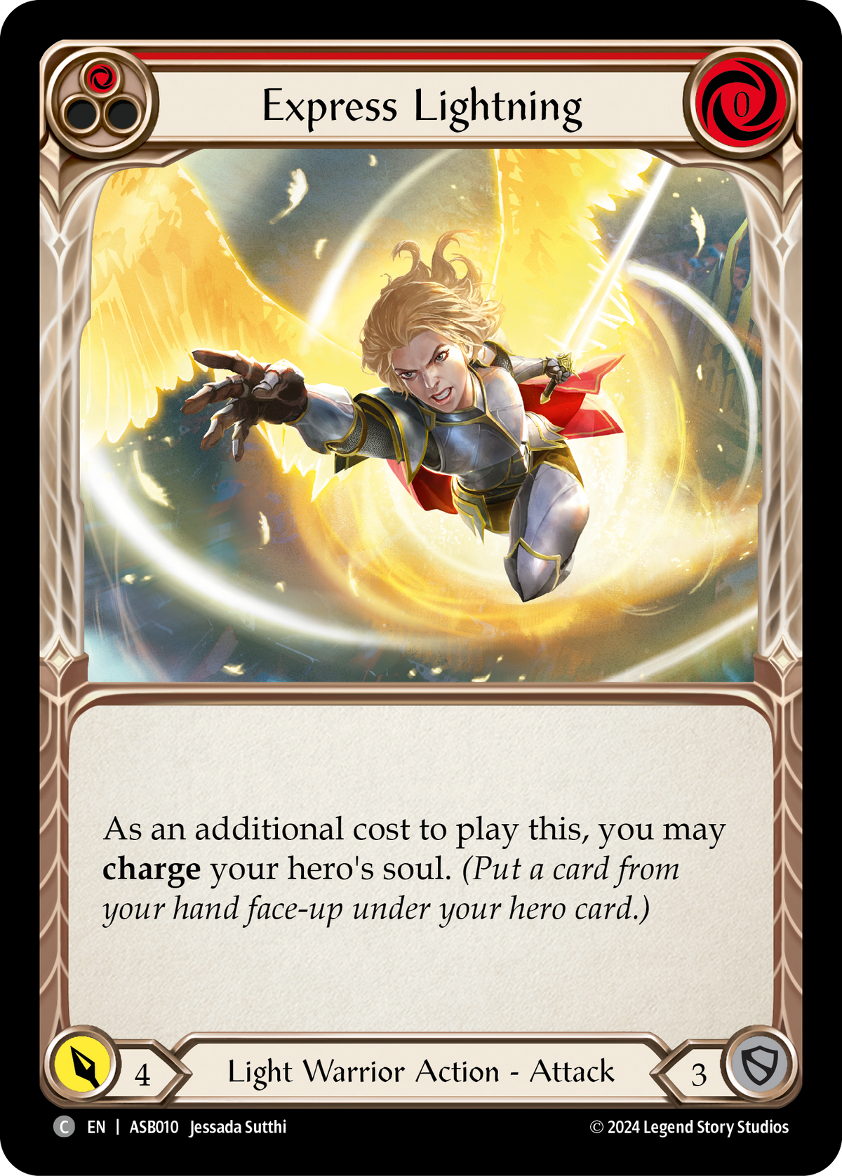 Express Lightning (Red) - Flesh and Blood TCG - MoxLand