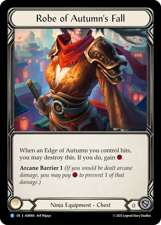 Robe of Autumn's Fall - Flesh and Blood TCG - MoxLand