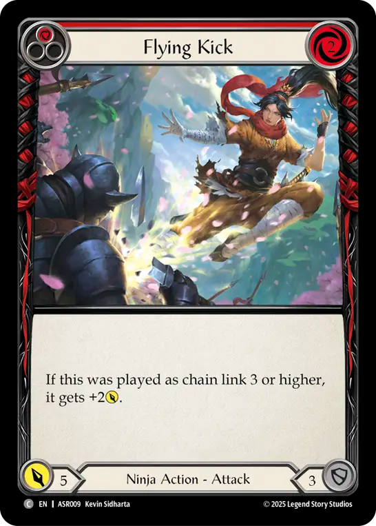 Flying Kick (Red) - Flesh and Blood TCG - MoxLand