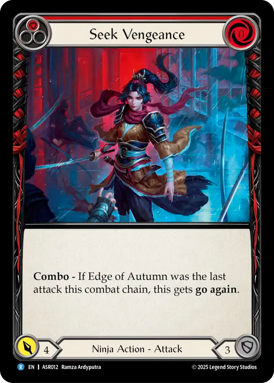 Seek Vengeance (Red) - Flesh and Blood TCG - MoxLand