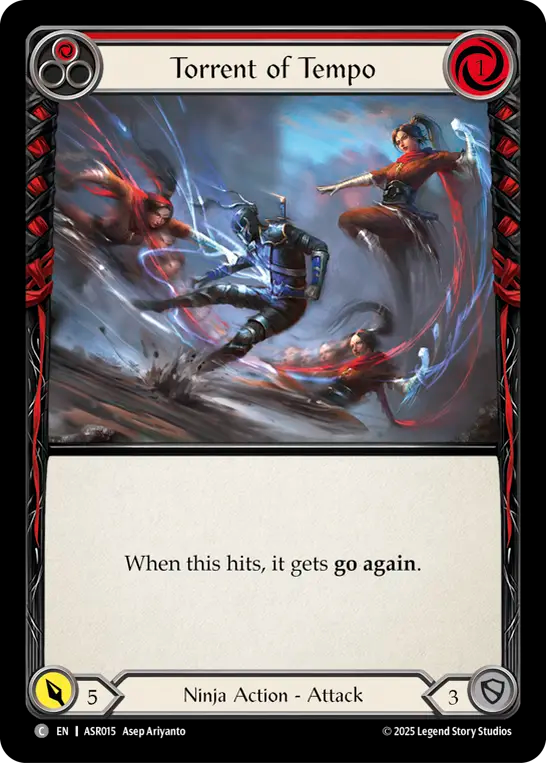 Torrent of Tempo (Red) - Flesh and Blood TCG - MoxLand