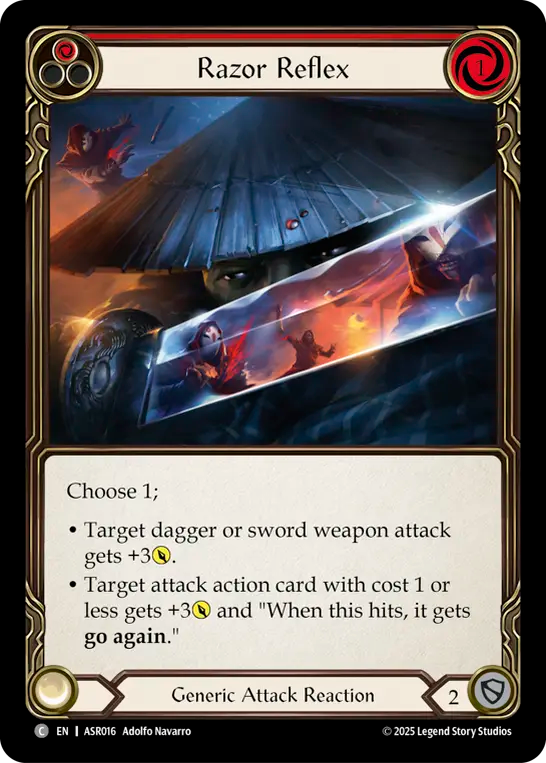 Razor Reflex (Red) - Flesh and Blood TCG - MoxLand