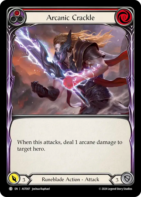 Arcanic Crackle (Red) - Flesh and Blood TCG - MoxLand