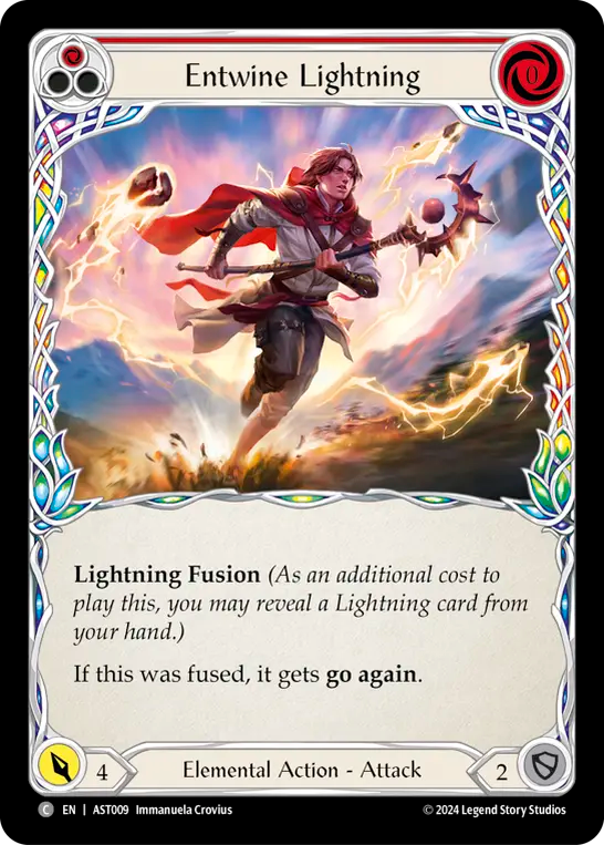 Entwine Lightning (Red) - Flesh and Blood TCG - MoxLand