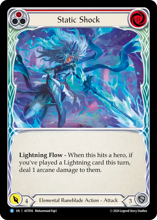 Static Shock (Red) - Flesh and Blood TCG - MoxLand