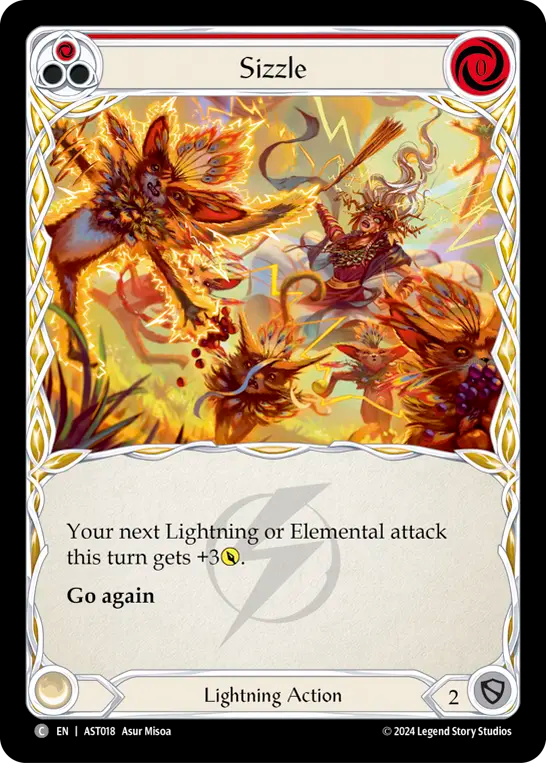 Sizzle (Red) - Flesh and Blood TCG - MoxLand