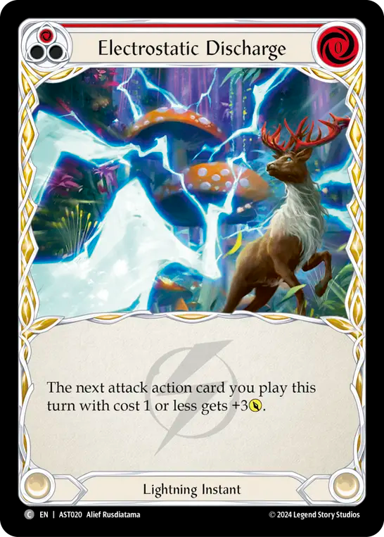 Electrostatic Discharge (Red) - Flesh and Blood TCG - MoxLand