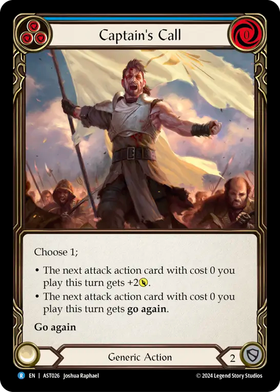 Captain's Call (Blue) - Flesh and Blood TCG - MoxLand