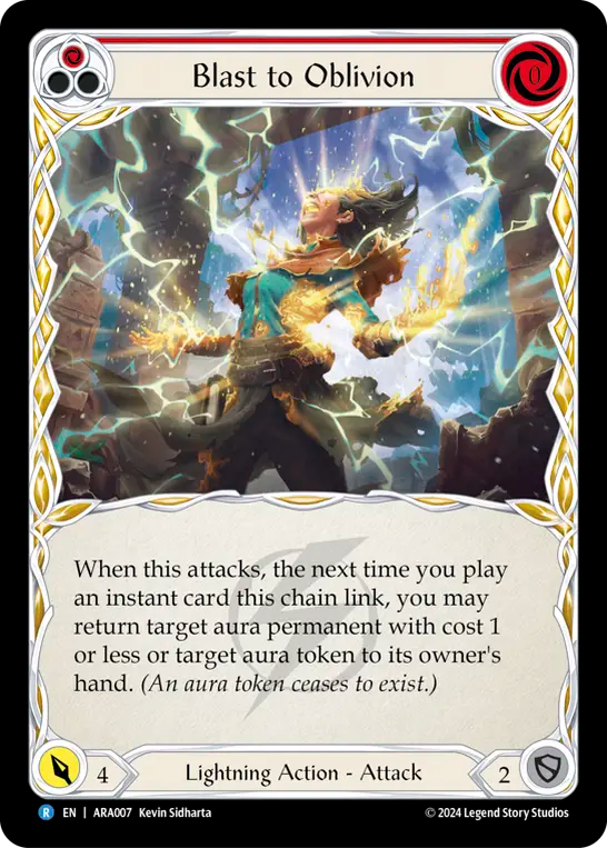 Blast to Oblivion (Red) - Flesh and Blood TCG - MoxLand
