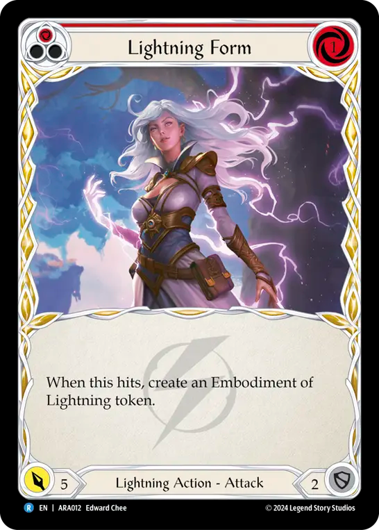 Lightning Form (Red) - Flesh and Blood TCG - MoxLand