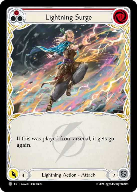 Lightning Surge (Red) - Flesh and Blood TCG - MoxLand