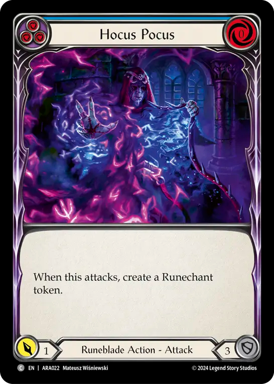 Hocus Pocus (Blue) - Flesh and Blood TCG - MoxLand