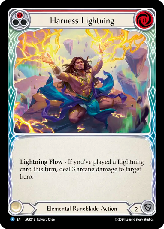 Harness Lightning (Red) - Flesh and Blood TCG - MoxLand