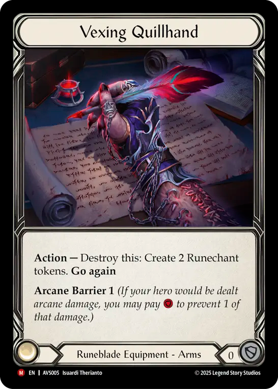Vexing Quillhand - Flesh and Blood TCG - MoxLand