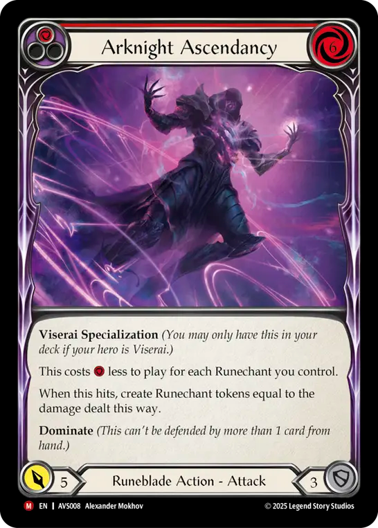Arknight Ascendancy (Red) - Flesh and Blood TCG - MoxLand