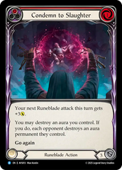 Condemn to Slaughter (Red) - Flesh and Blood TCG - MoxLand