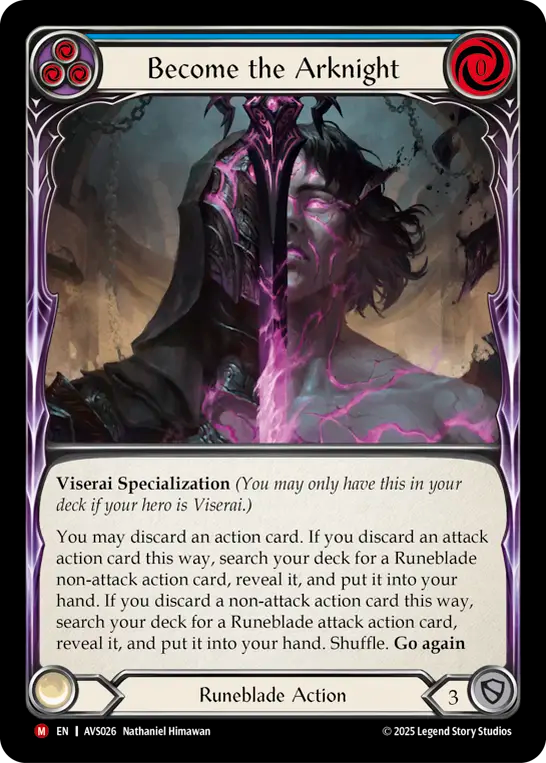 Become the Arknight (Blue) - Flesh and Blood TCG - MoxLand