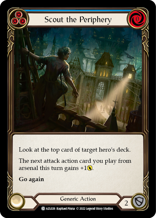 Scout the Periphery (Blue) - Flesh and Blood TCG - MoxLand