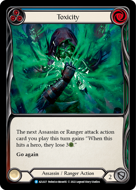 Toxicity (Blue) - Flesh and Blood TCG - MoxLand