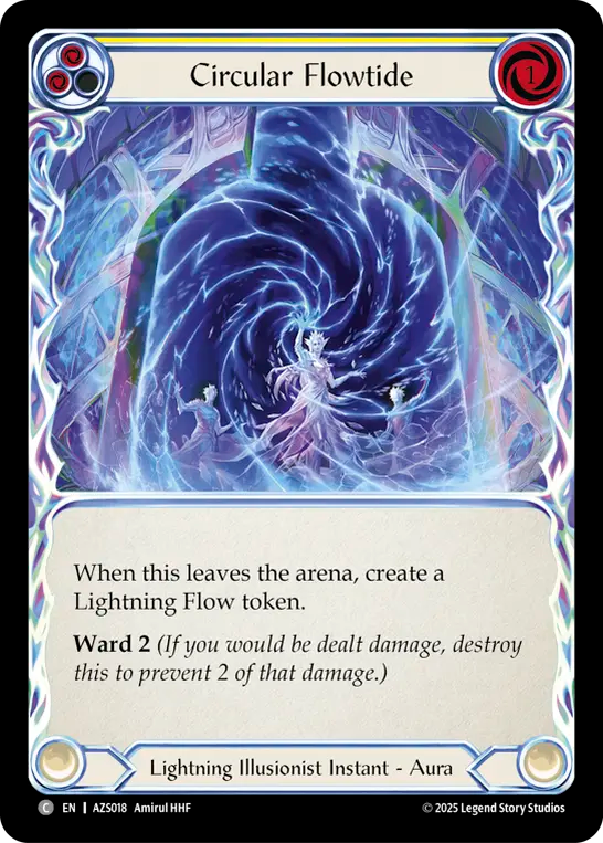 Circular Flowtide (Yellow) - Flesh and Blood TCG - MoxLand