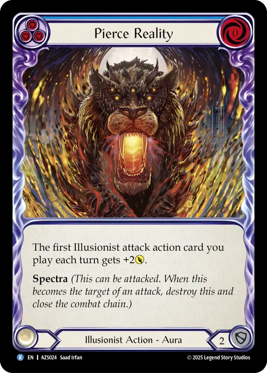 Pierce Reality (Blue) - Flesh and Blood TCG - MoxLand