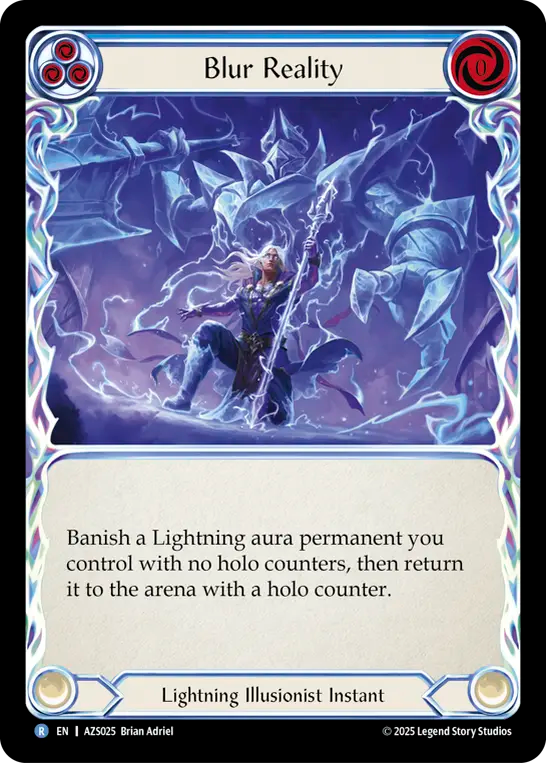 Blur Reality (Blue) - Flesh and Blood TCG - MoxLand