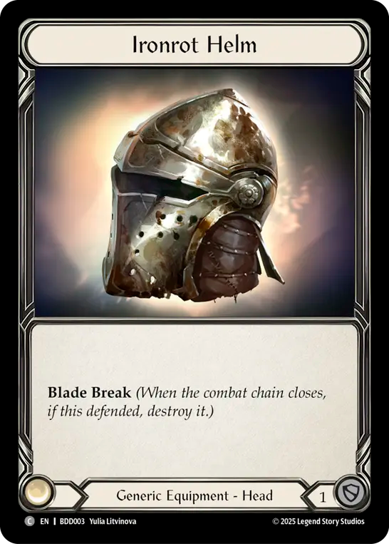 Ironrot Helm - Flesh and Blood TCG - MoxLand