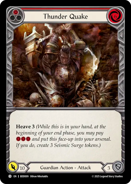 Thunder Quake (Red) - Flesh and Blood TCG - MoxLand