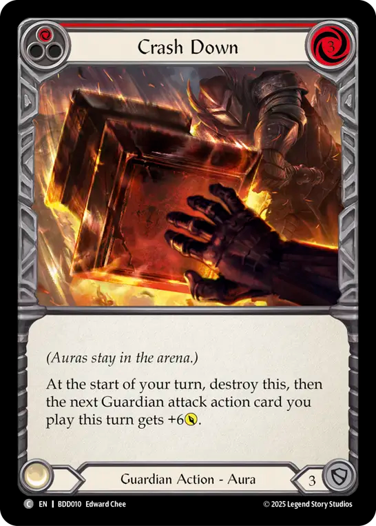 Crash Down (Red) - Flesh and Blood TCG - MoxLand