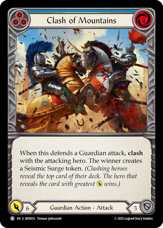 Clash of Mountains (Blue) - Flesh and Blood TCG - MoxLand