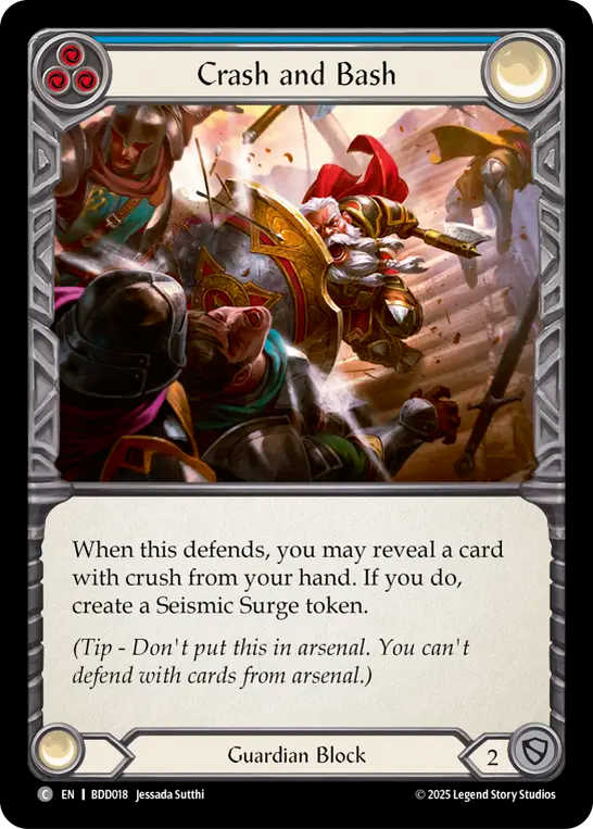 Crash and Bash (Blue) - Flesh and Blood TCG - MoxLand