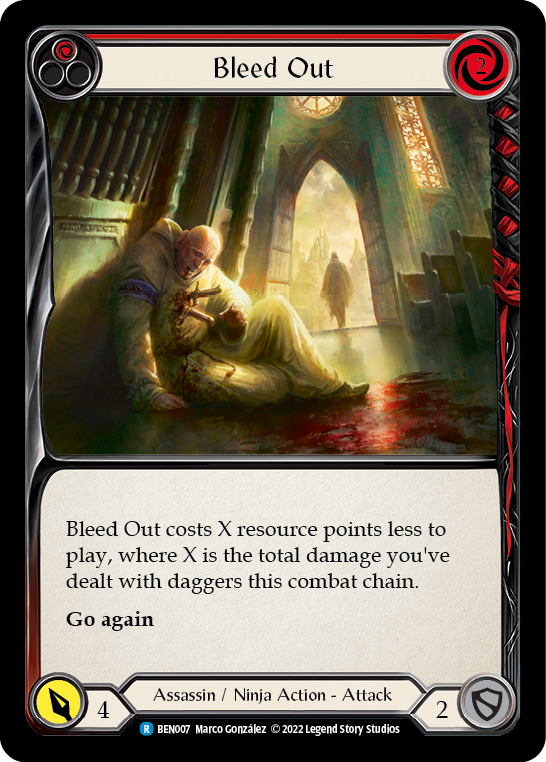 Bleed Out (Red) - Flesh and Blood TCG - MoxLand