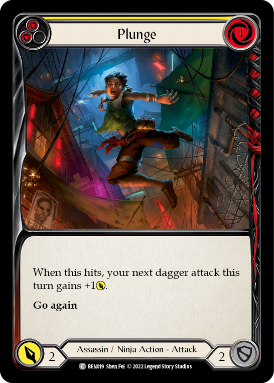 Plunge (Yellow) - Flesh and Blood TCG - MoxLand