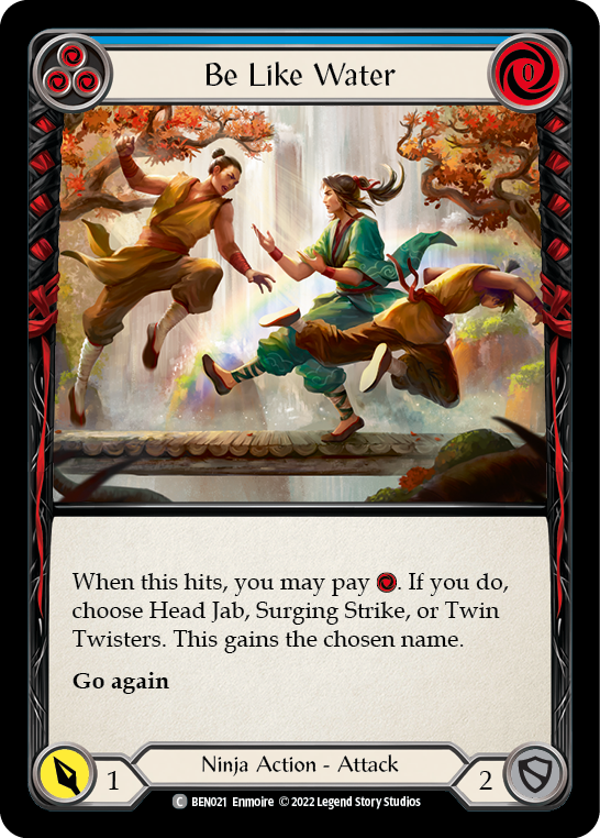 Be Like Water (Blue) - Flesh and Blood TCG - MoxLand