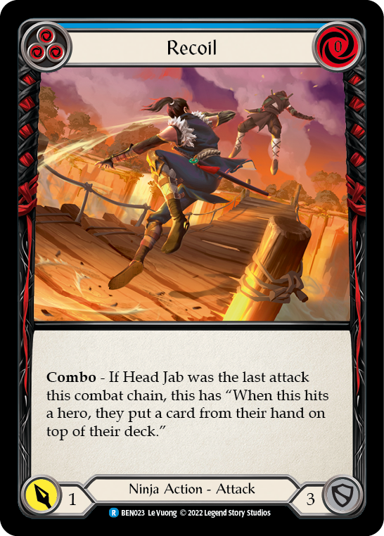 Recoil (Blue) - Flesh and Blood TCG - MoxLand