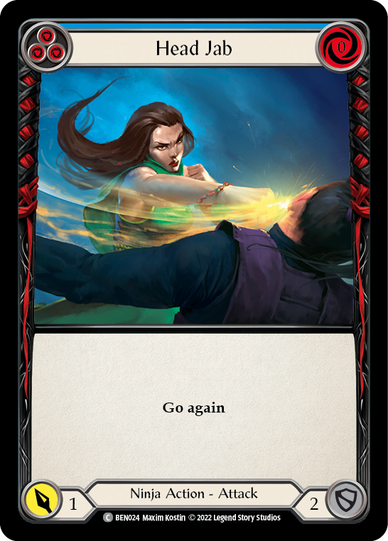 Head Jab (Blue) - Flesh and Blood TCG - MoxLand