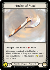 Hatchet of Mind - Flesh and Blood TCG - MoxLand
