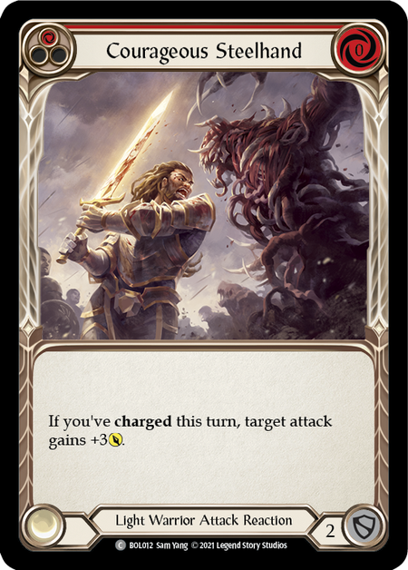Courageous Steelhand (Red) - Flesh and Blood TCG - MoxLand