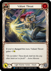 Valiant Thrust (Red) - Flesh and Blood TCG - MoxLand