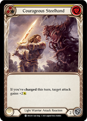 Courageous Steelhand (Yellow) - Flesh and Blood TCG - MoxLand