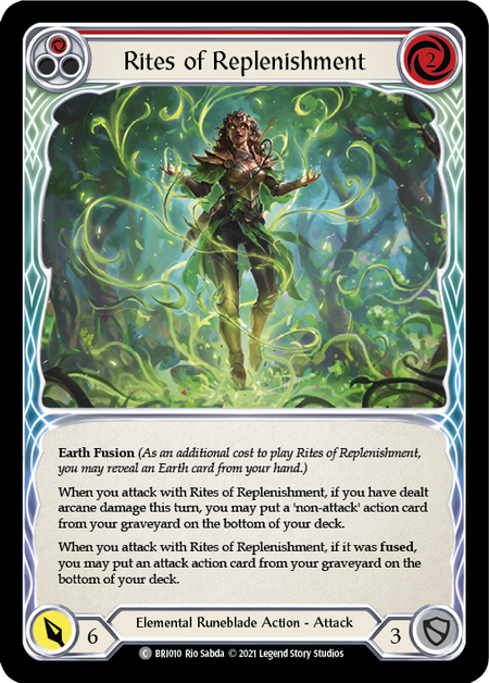 Rites of Replenishment (Red) - Flesh and Blood TCG - MoxLand