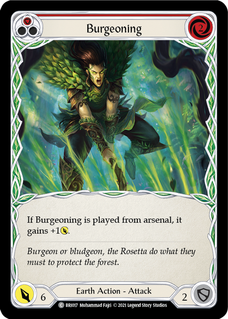 Burgeoning (Red) - Flesh and Blood TCG - MoxLand