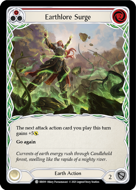 Earthlore Surge (Red) - Flesh and Blood TCG - MoxLand