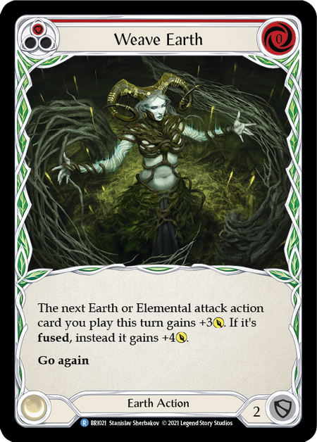 Weave Earth (Red) - Flesh and Blood TCG - MoxLand