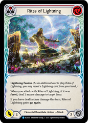 Rites of Lightning (Red) - Flesh and Blood TCG - MoxLand