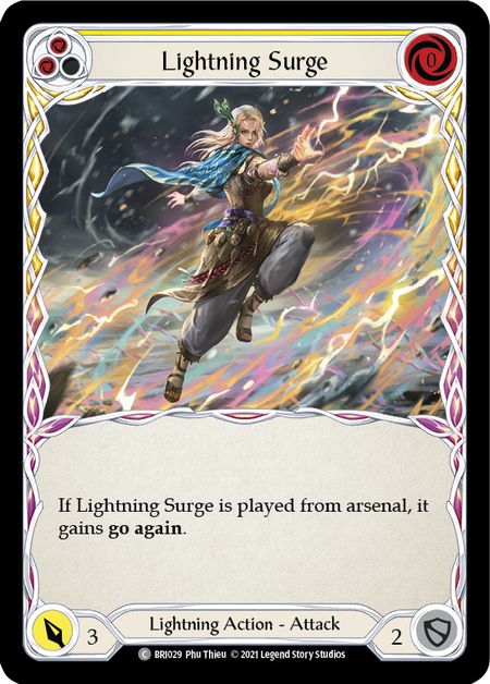 Lightning Surge (Yellow) - Flesh and Blood TCG - MoxLand